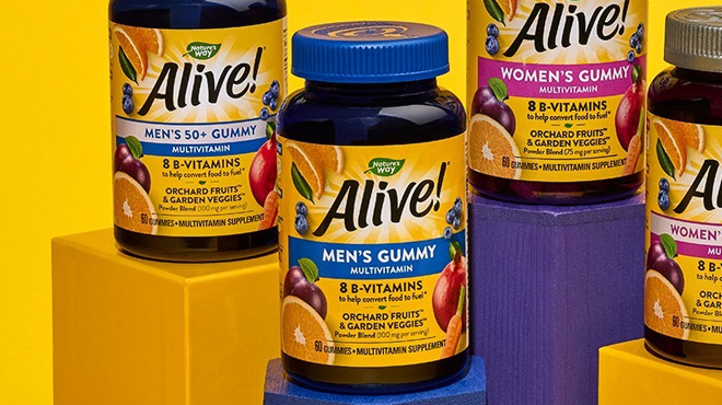 Natures Way Alive Mens Daily Gummy Multivitamin 60 Count