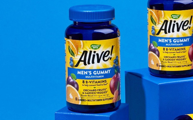 Natures Way Alive Mens Daily Gummy Multivitamin