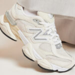 New Balance 9060 Shoes in Sea Salt with Moonbeam and Turtledove Color