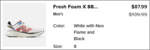 New Balance Mens Fresh Foam X 880v14 Shoes at Checkout