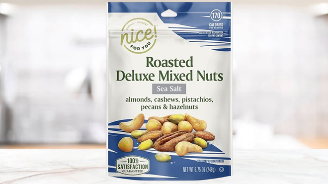 Nice Roasted Deluxe Mixed Nuts with Sea Salt