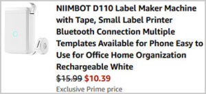 Niimbot Label Maker Machine with Tape Screenshot