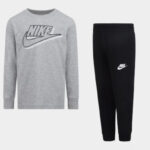 Nike Kids Swoosh Long Sleeve Tee and Fleece Joggers Set