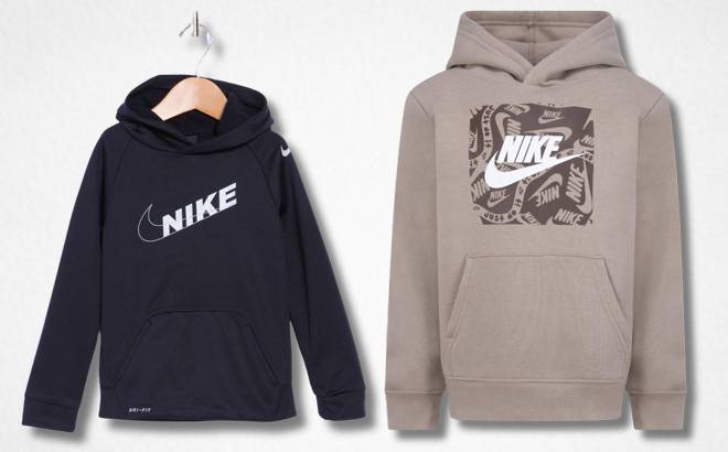 Nike Kids Therma Logo Graphic and Futura Sportswear Hoodie