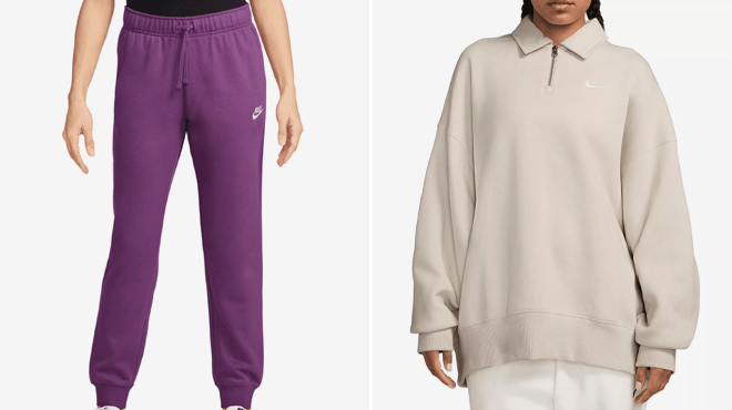 Nike Womens Joggers and Oversized Polo