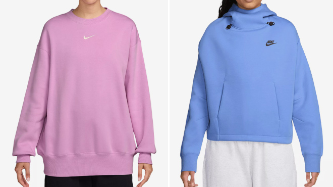 Nike Womens Oversized Sweatshirt and Hoodie