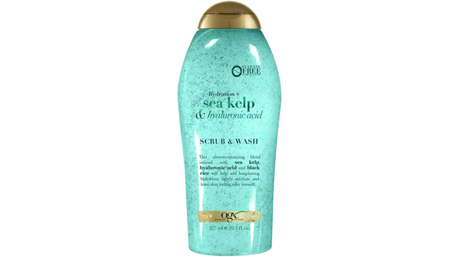 OGX Sea Kelp and Hyaluronic Acid Body Scrub Wash