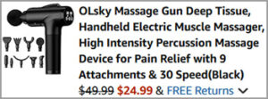 OLsky Deep Tissue Massage Gun Screenshot