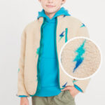 Old Navy Printed Full Zip Sherpa Jacket for Boys