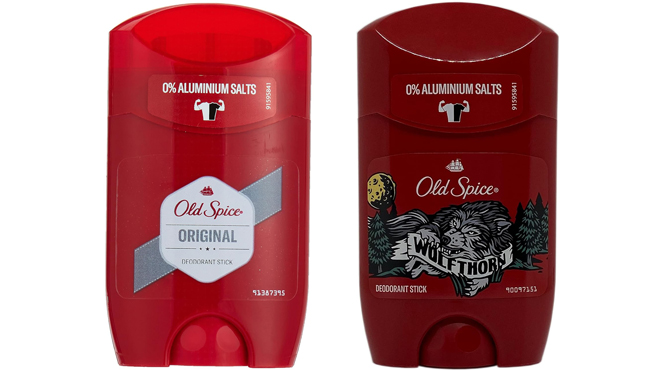 Old Spice Original and Wolfthorn Deo Sticks