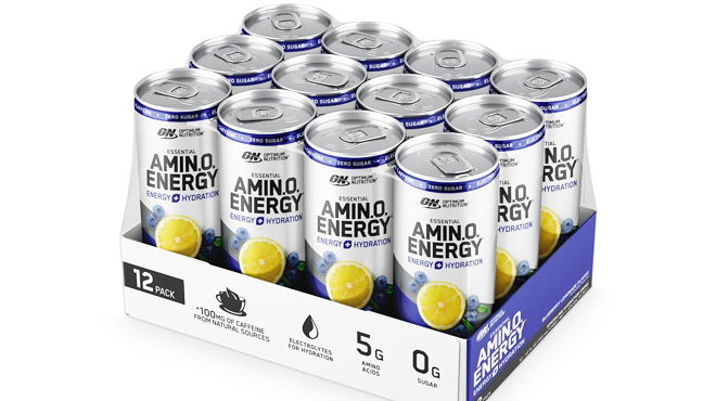 Optimum Energy Sparkling Hydration Drink 12 Pack