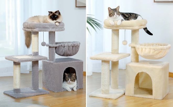 PAWZ Road 28 Inch Small Cat Tree