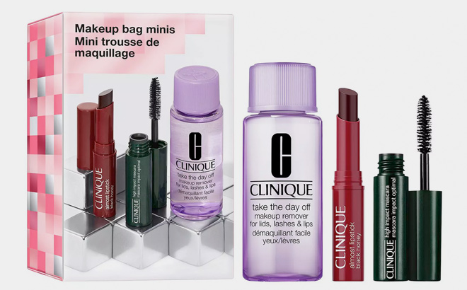 PS Primary Pic CLINIQUE Makeup Bag Minis