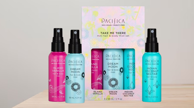 Pacifica Take Me There Hair & Body Mist Gift Set