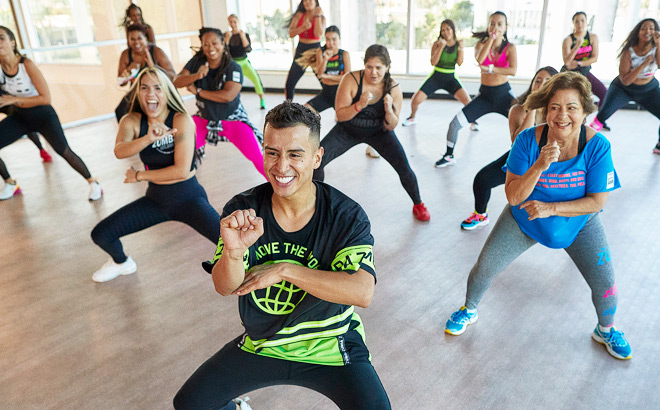 People Having Fun at Zumba Classes