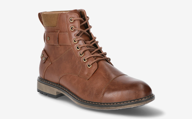 Portland Mens Boots in Brown Color