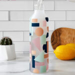 Pyrex Color Changing Glass Water Bottle