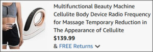 Radio Frequency Cellulite Reduction Device at Checkout