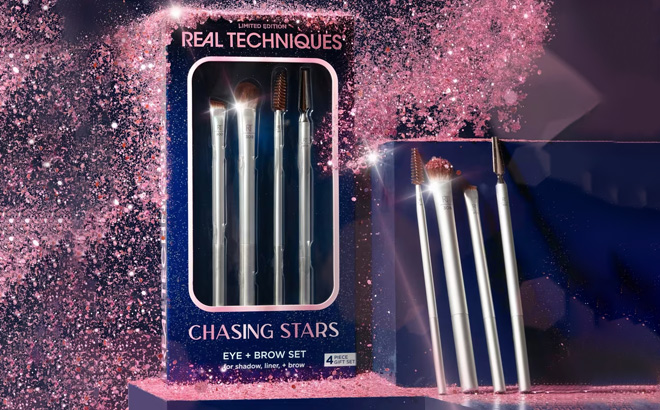 Real Techniques Chasing Stars Limited Edition Eye Brow Brush Set