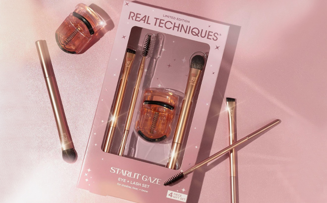 Real Techniques Starlit Gaze Eye Lash 4 Piece Holiday Gift Set