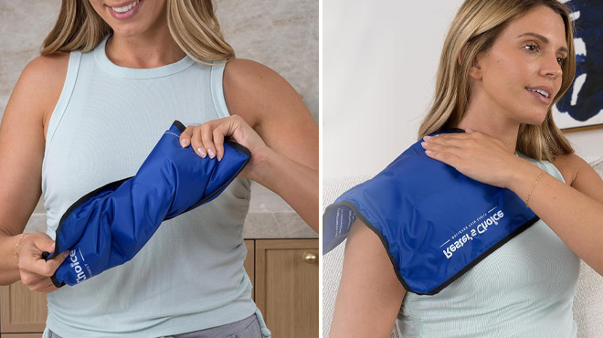 Resters Choice Gel Soft Flexible Ice Pack for Injuries