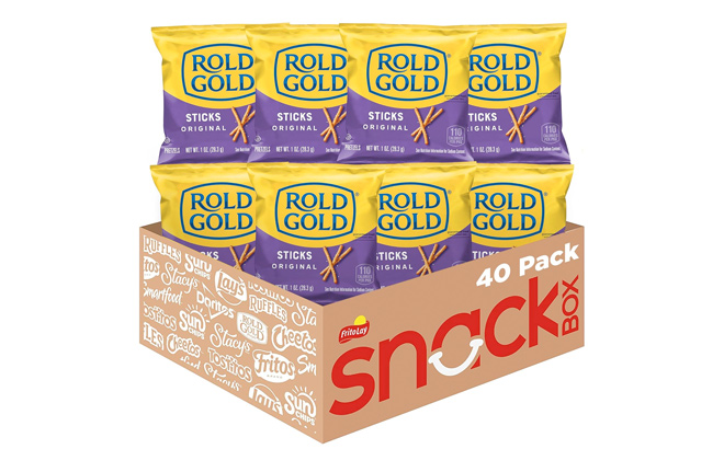 Rold Gold Pretzels Sticks 1 Ounce Pack of 40