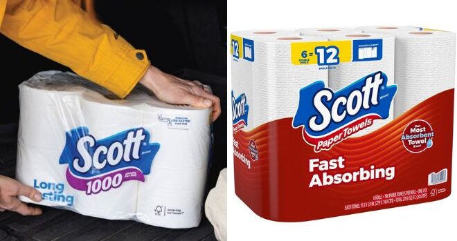 Scott Toilet Papers and Paper Towels