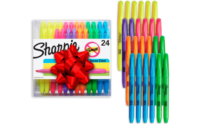 Sharpie 24 Count Pocket Highlighters