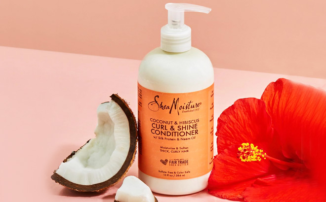 SheaMoisture Coconut and Hibiscus Curl Shine Conditioner 2 Pack