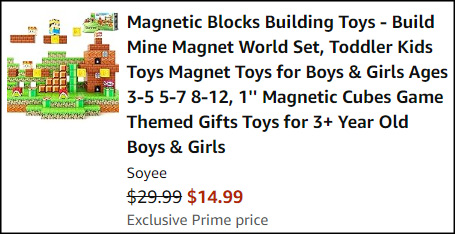 Soyee 48 Piece Build Mine Magnet World Set Checkout