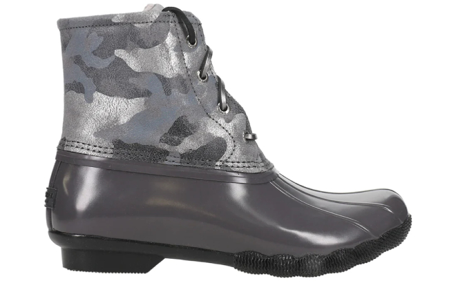 Sperry Saltwater Metallic Camouflage Duck Boots