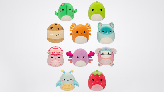 Squishmallows 5 Inch Plushies 10 Pack