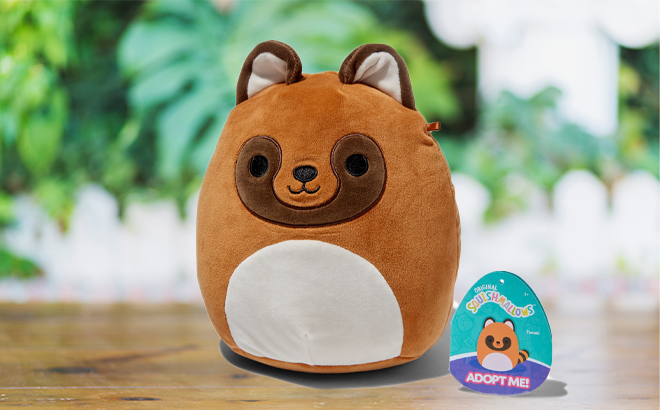 Squishmallows Adopt Me 8 Inch Tanuki Plush Toy