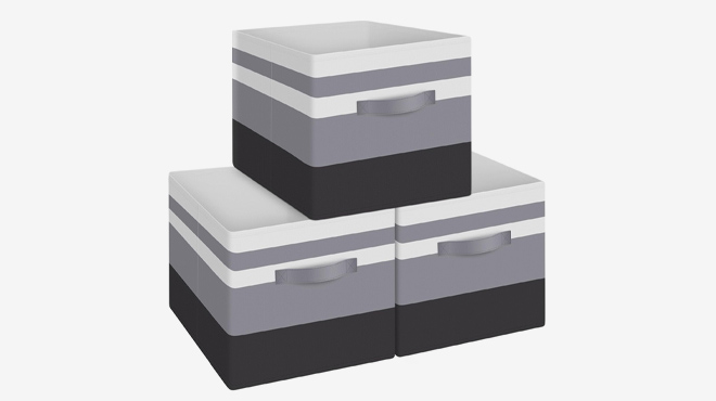 StoreHappily Storage Bins 3 Pack