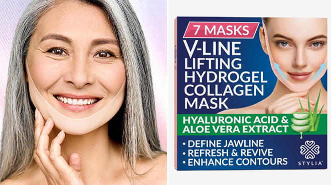 Stylia V Line Lifting Collagen Face Mask 7 Pack