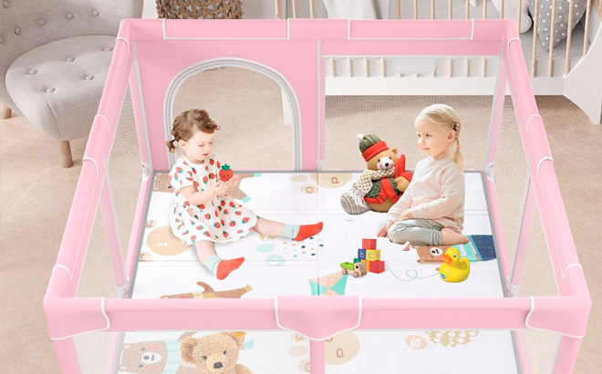 Suposeu Baby Playpen with Mat