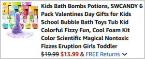 Swcandy Kids Bath Bombs Potions 6 Pack Screenshot