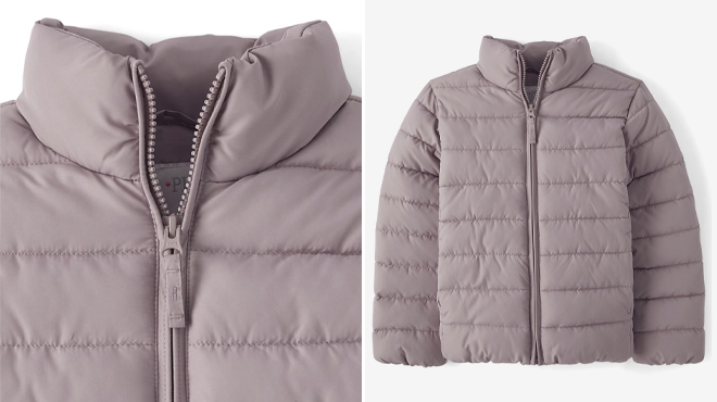 The Childrens Place Girls Puffer Jacket