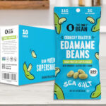 The Only Bean Crunchy Dry Roasted Edamame Snacks 10 Pack on a Table