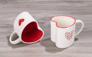 Thirstystone Heart Shaped Coffee Mugs 2 Pack