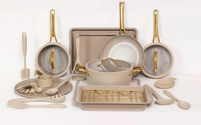 Thyme Table 32 Piece Non Stick Cookware Bakeware Set