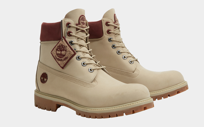 Timberland Varsity 6 Mens Boots in Light Brown Color