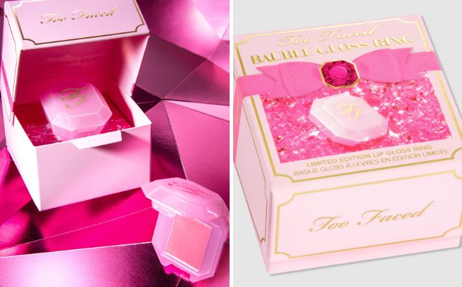 Too Faced Bauble Lip Gloss Ring