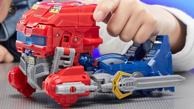 Transformers One Movie Power Flip Optimus Prime