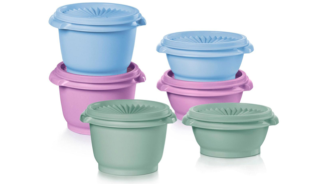 Tupperware 12 Piece Heritage Mini Storage Bowl Set 