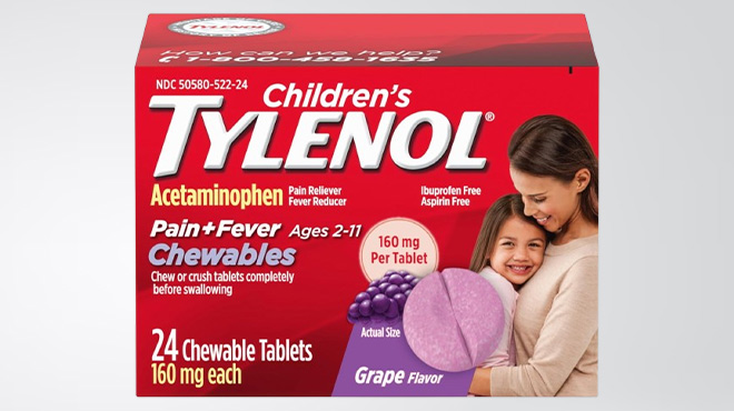 Tylenol 24-Count Children's Pain & Fever Chewables