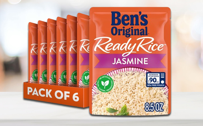 Uncle Bens Original Jasmine Rice 6 pack