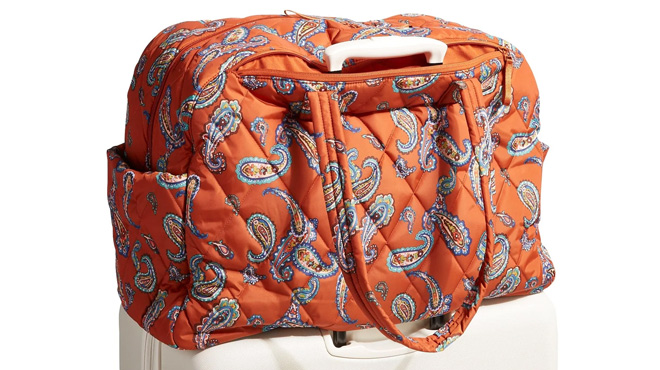 Vera Bradley Outlet Large Weekender Travel Bag Manor Paisley