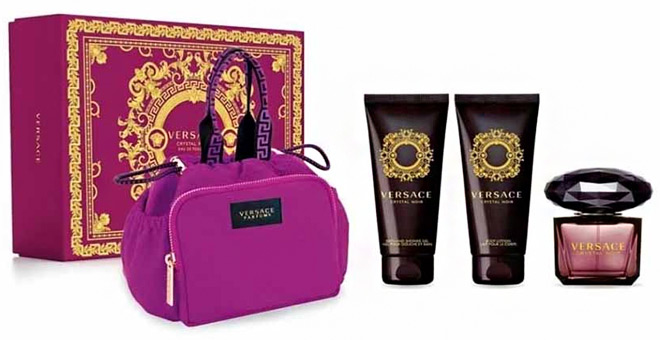 Versace Crystal Noir 4 Piece Gift Set