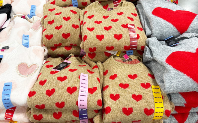 Vince Camuto Womens Valentines Day Sweaters at Sams Club